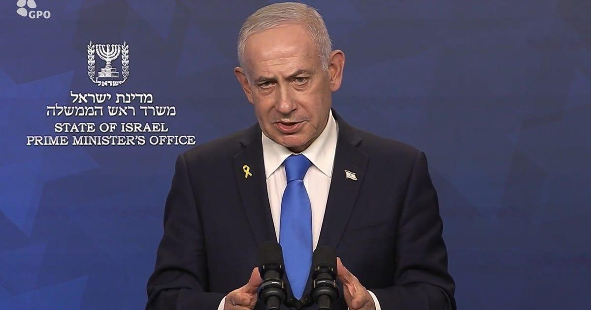 Screen capture of video where Netanyahu telling people to finalize the apartheid system in Israel and extend it to Arab citizens of Israel
