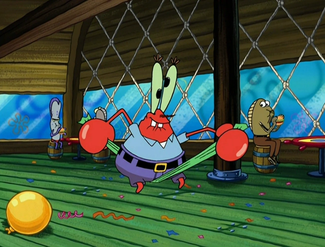 The CEO after laying off thousands of employees and bragging about their mere 1% profit margin: