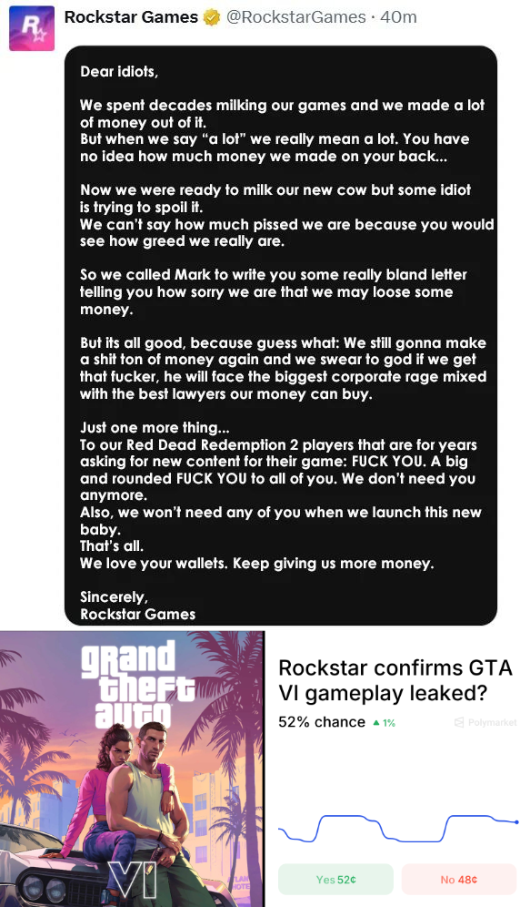 if Rockstar was honest