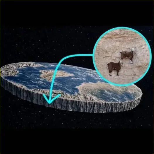 At the edge of our definitely-flat Earth