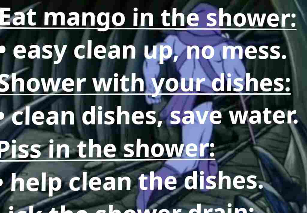 You can shit in the sink too.