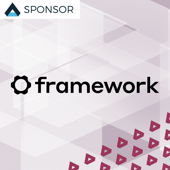 Framework's logo with graphics