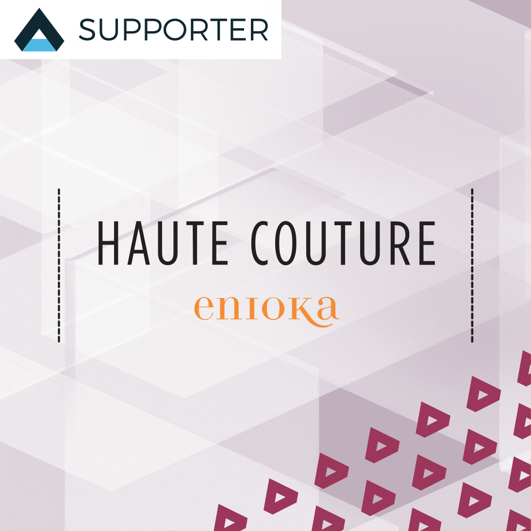 enioka Haute Couture's logo with Graphics