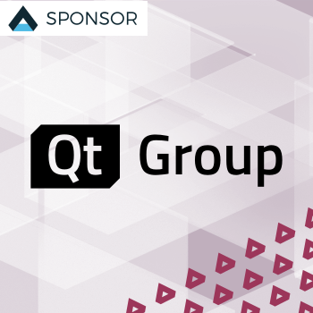 Qt Group’s logo with graphics